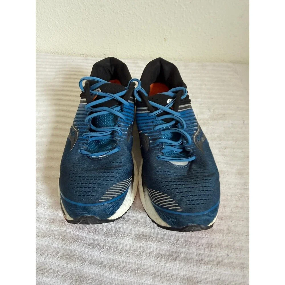 Saucony Triumph 17 Mens Running Shoes Blue Black Size 10.5 PWRRUN Cushion